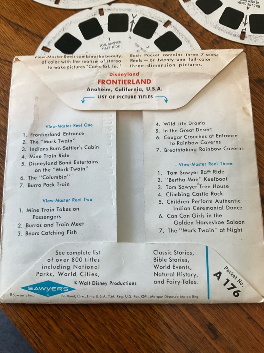 View-Master Frontierland Reel Packet - Picture 2 of 6